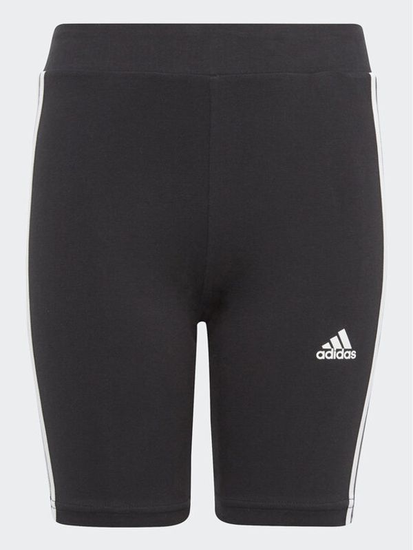 adidas adidas Športne kratke hlače Essentials 3-Stripes Cotton Bike Tights IC3628 Črna