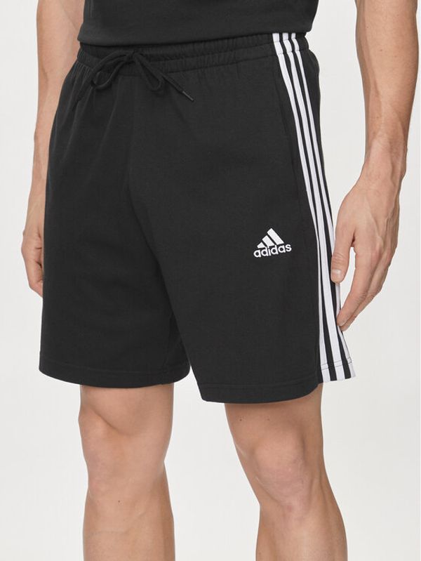 adidas adidas Športne kratke hlače Essentials 3-Stripes Shorts IC9378 Črna Regular Fit