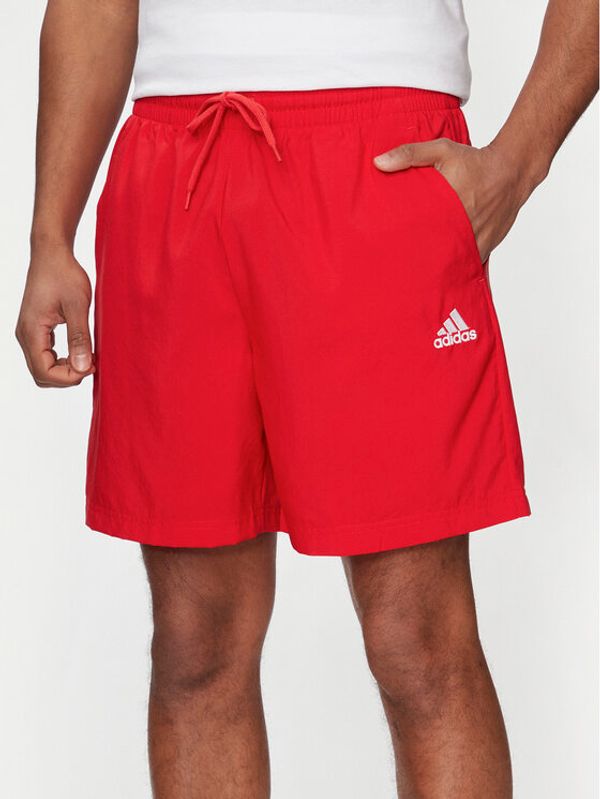 adidas adidas Športne kratke hlače Essentials Chelsea Small Logo IC9394 Rdeča Regular Fit
