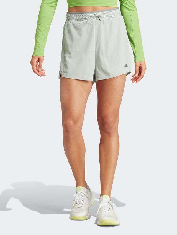 adidas adidas Športne kratke hlače HIIT HEAT.RDY Two-in-One IL9277 Siva Regular Fit