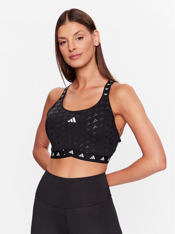 adidas adidas Špotni nedrček PowerImpact Luxe Training Medium-Support Bra HS7264 Črna