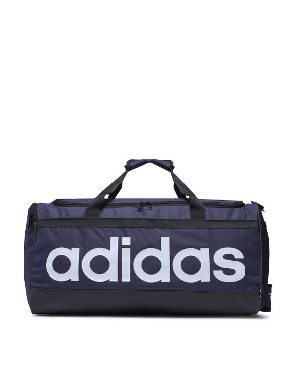 adidas adidas Torbica Essentials Linear Duffel Medium HR5349 Mornarsko modra