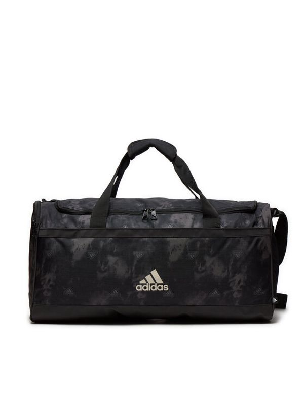 adidas adidas Torbica Linear Graphic Duffel Medium IS3784 Črna