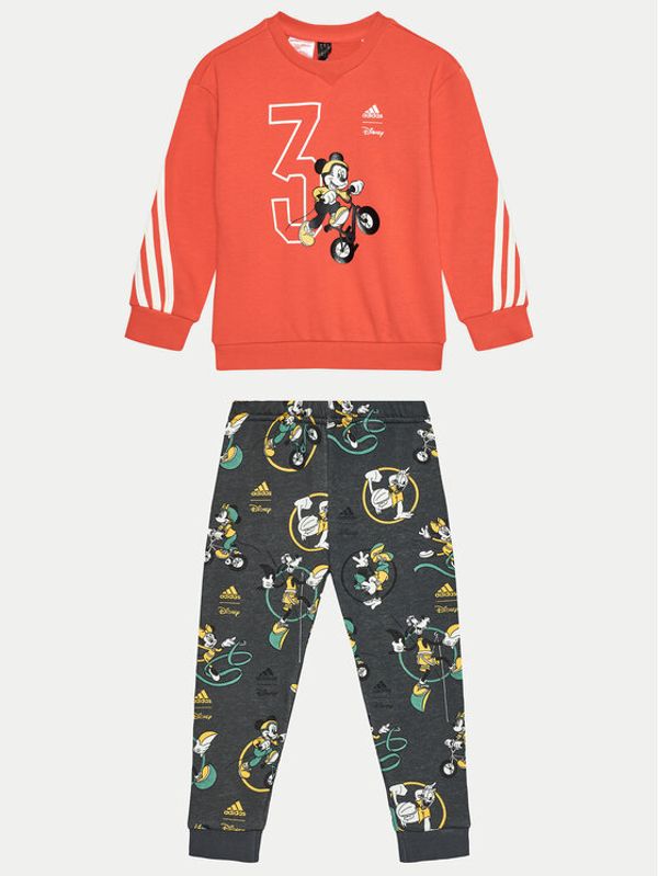 adidas adidas Trenirka Disney Mickey Mouse JG1251 Rdeča Regular Fit