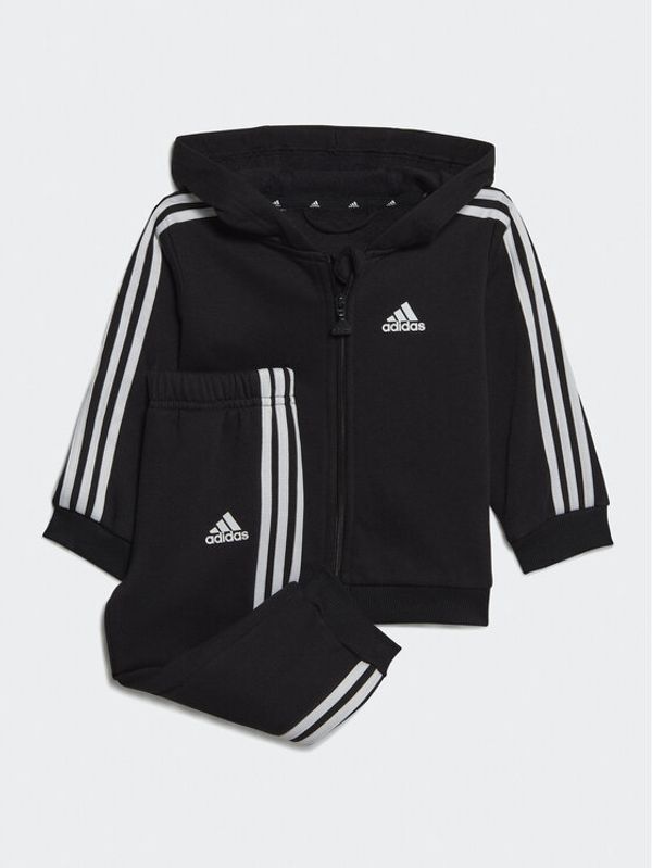 adidas adidas Trenirka komplet Essentials Full-Zip Hooded Jogger Set HR5866 Črna Regular Fit