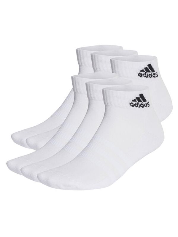 adidas adidas Unisex nizke nogavice Cushioned Sportswear Ankle Socks 6 Pairs HT3442 Bela