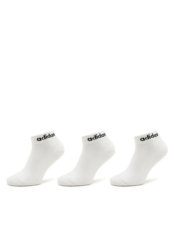 adidas adidas Unisex nizke nogavice Linear Ankle Socks Cushioned Socks 3 Pairs HT3457 Bela