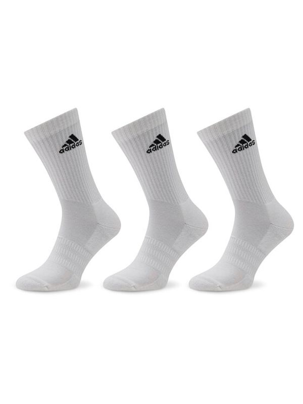 adidas adidas Visoke nogavice Unisex Cushioned Crew Socks 3 Pairs HT3446 Bela