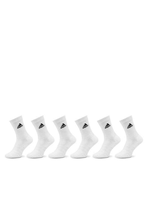 adidas adidas Visoke nogavice Unisex Cushioned Sportswear Crew Socks 6 Pairs HT3453 Bela