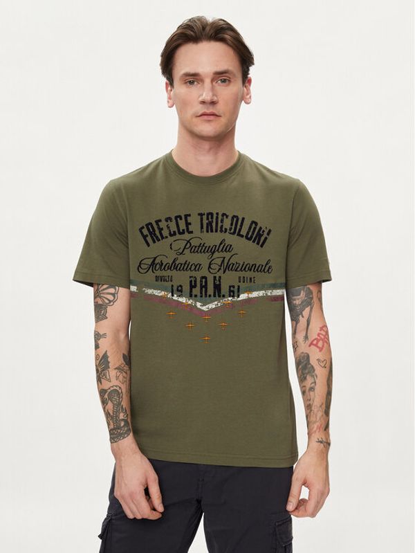 Aeronautica Militare Aeronautica Militare Majica 241TS2216J641 Khaki Regular Fit