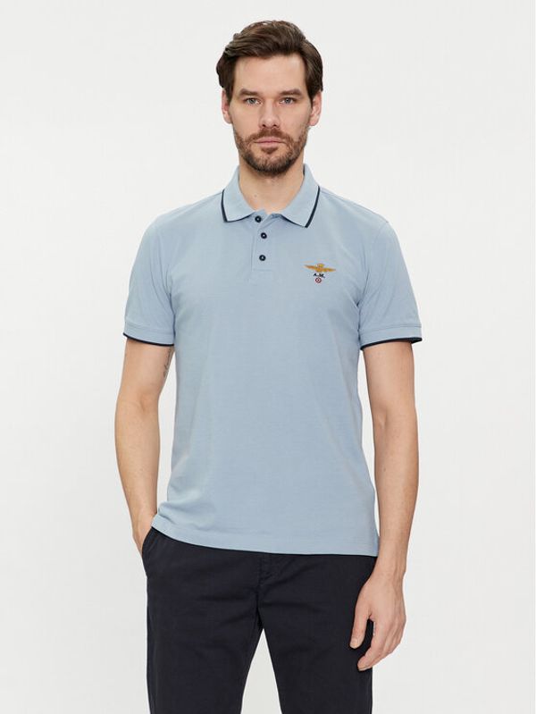 Aeronautica Militare Aeronautica Militare Polo majica 241PO1308P82 Modra Regular Fit