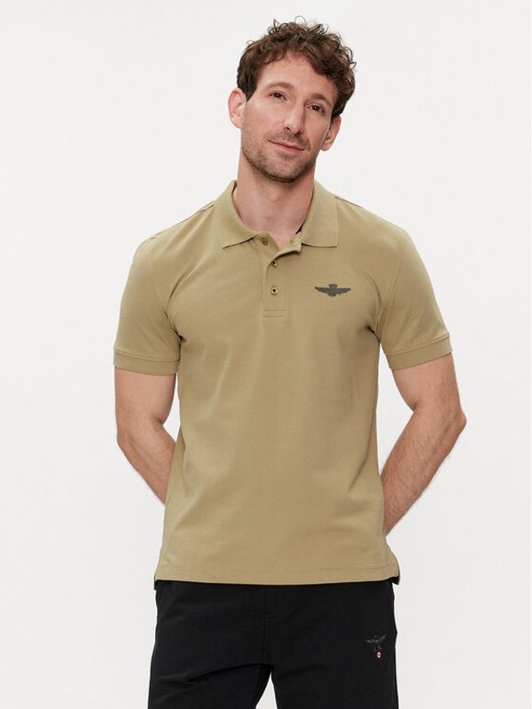 Aeronautica Militare Aeronautica Militare Polo majica 241PO1786P191 Zelena Regular Fit