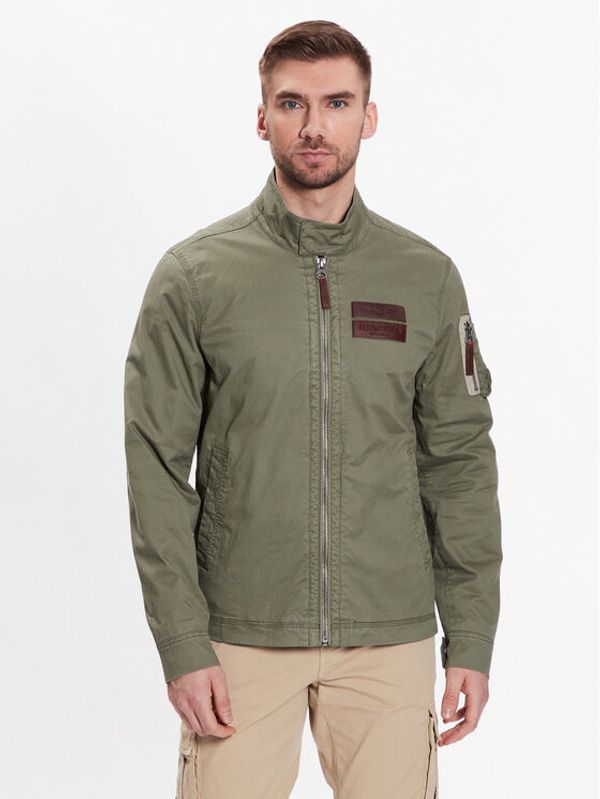 Aeronautica Militare Aeronautica Militare Prehodna jakna 231AB2068CT3013 Zelena Regular Fit