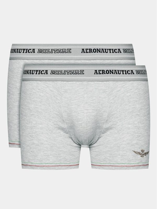 Aeronautica Militare Aeronautica Militare Set 2 parov boksaric AM1UBX003 Siva