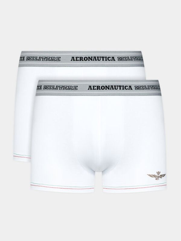 Aeronautica Militare Aeronautica Militare Set 2 parov boksaric AM1UBX004 Bela