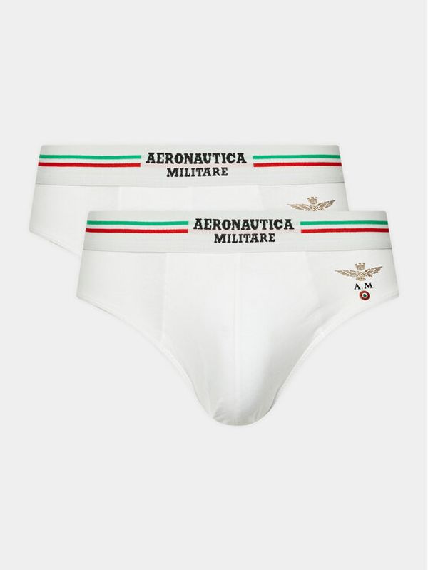 Aeronautica Militare Aeronautica Militare Set 2 parov spodnjic AM1USL001 Bela