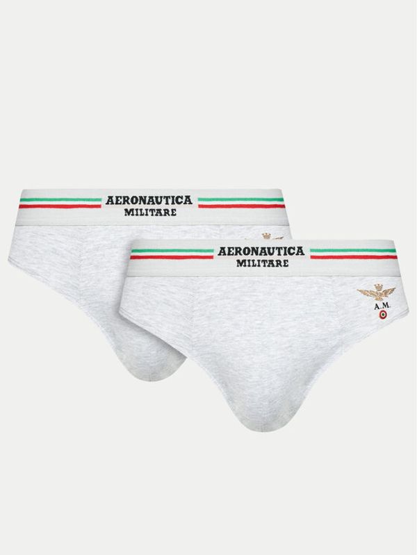 Aeronautica Militare Aeronautica Militare Set 2 parov spodnjic AM1USL001 Siva