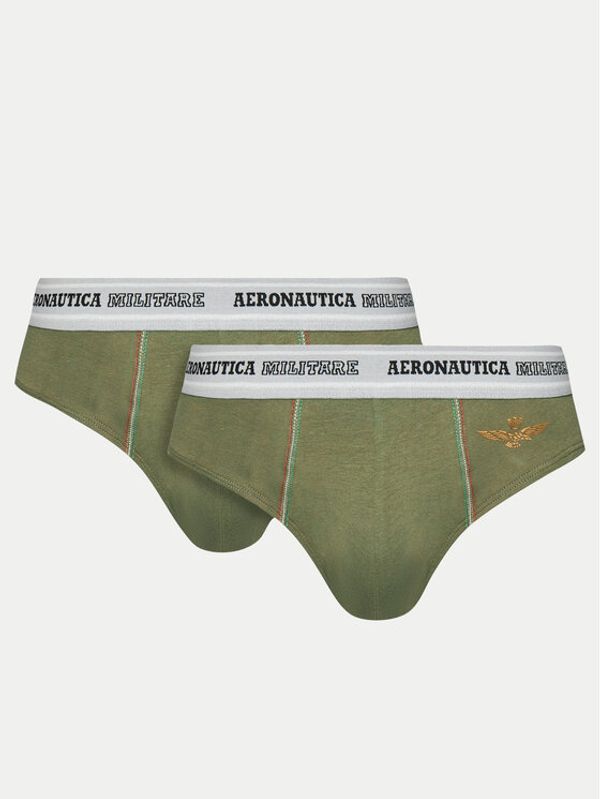 Aeronautica Militare Aeronautica Militare Set 2 parov spodnjic AM1USL002 Khaki