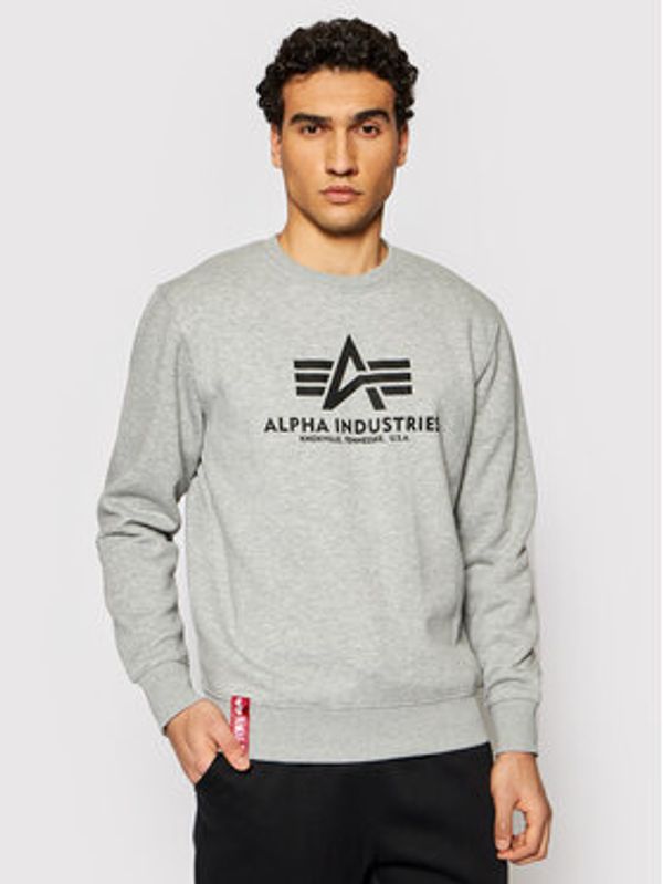 Alpha Industries Alpha Industries Jopa Basic Sweater 178302 Siva Regular Fit