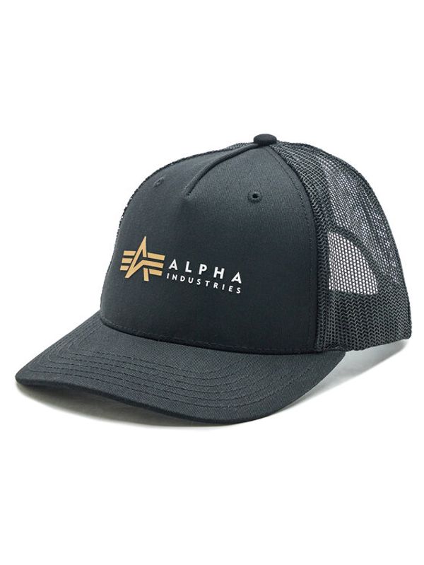 Alpha Industries Alpha Industries Kapa s šiltom Label 106901FP Črna