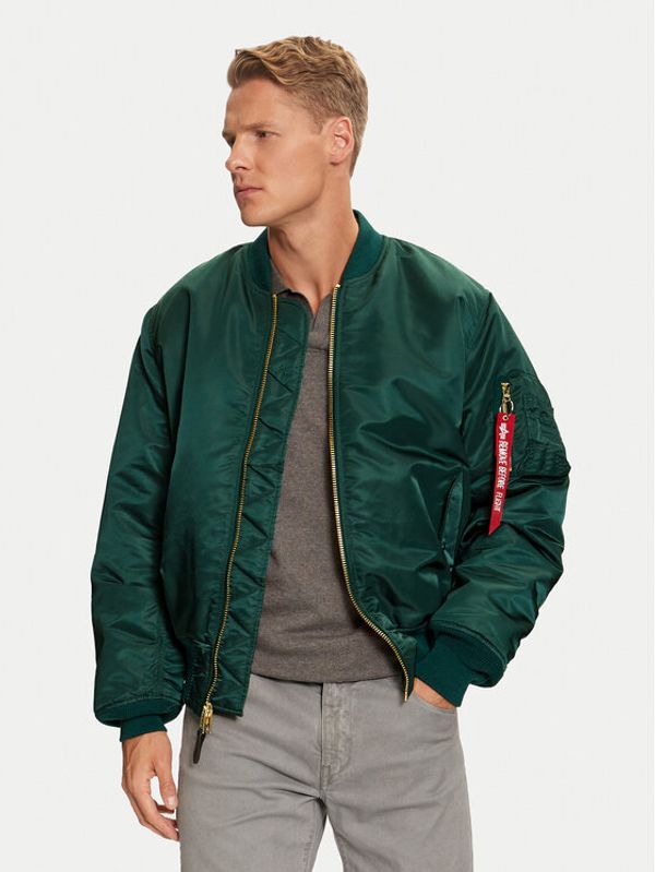 Alpha Industries Alpha Industries Bomber jakna 100101 Zelena Regular Fit