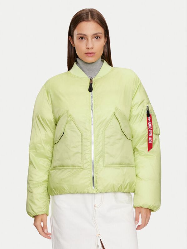 Alpha Industries Alpha Industries Bomber jakna 148004 Zelena Regular Fit