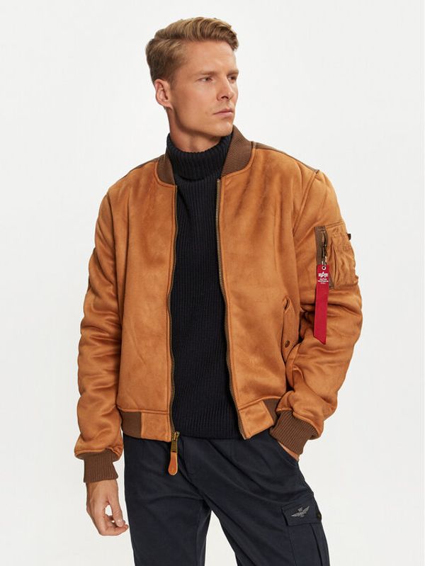 Alpha Industries Alpha Industries Bomber jakna 148122 Rjava Regular Fit