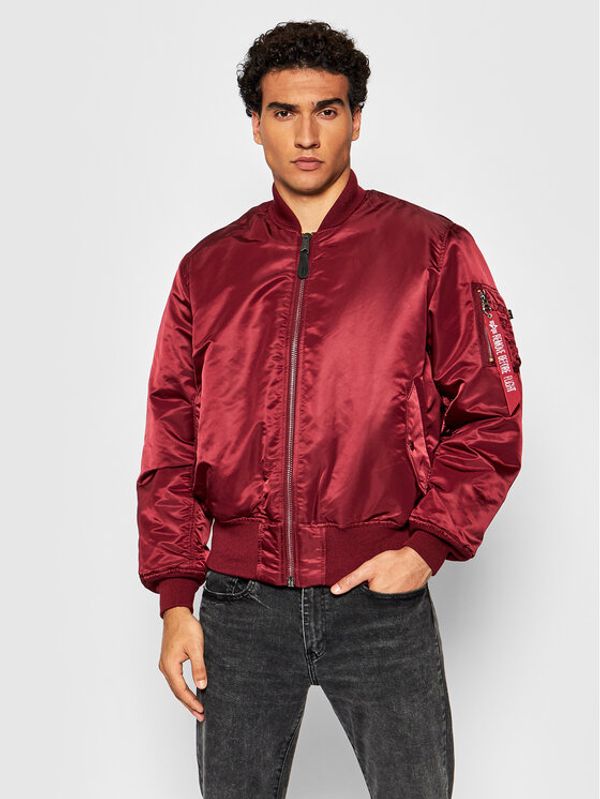 Alpha Industries Alpha Industries Bomber jakna Ma-1 100101 Bordo rdeča Regular Fit