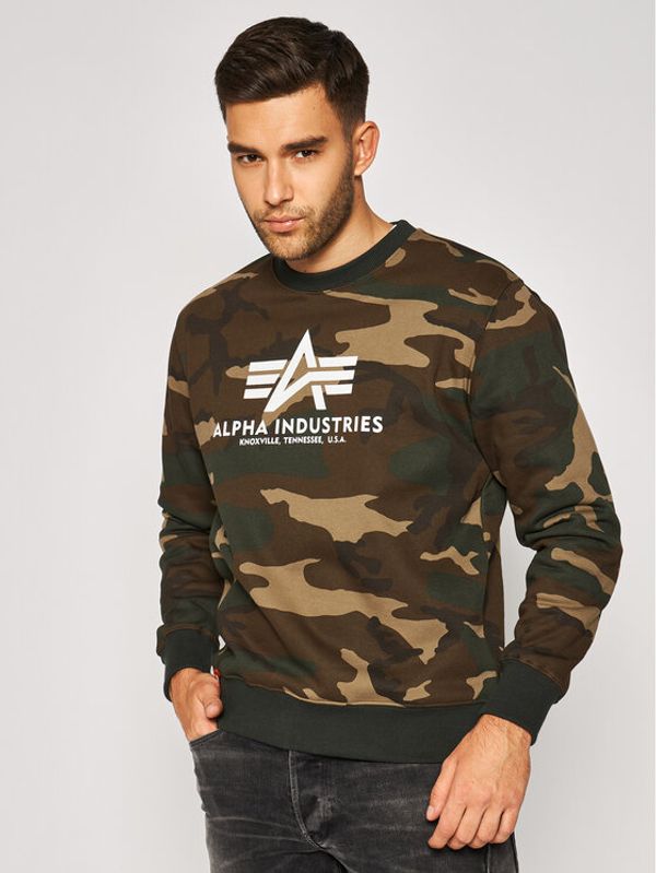 Alpha Industries Alpha Industries Jopa Basic 178302C Zelena Regular Fit