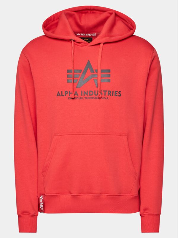 Alpha Industries Alpha Industries Jopa Basic 178312 Rdeča Regular Fit