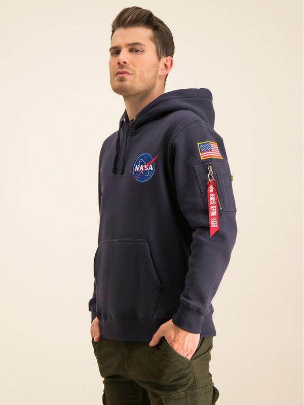 Alpha Industries Alpha Industries Jopa Nasa 178317 Mornarsko modra Regular Fit