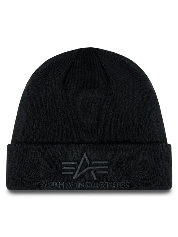 Alpha Industries Alpha Industries Kapa 3D Beanie 168910 Črna