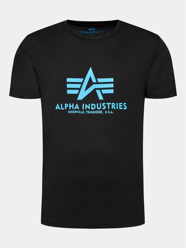 Alpha Industries Alpha Industries Majica Basic 100501 Črna Regular Fit
