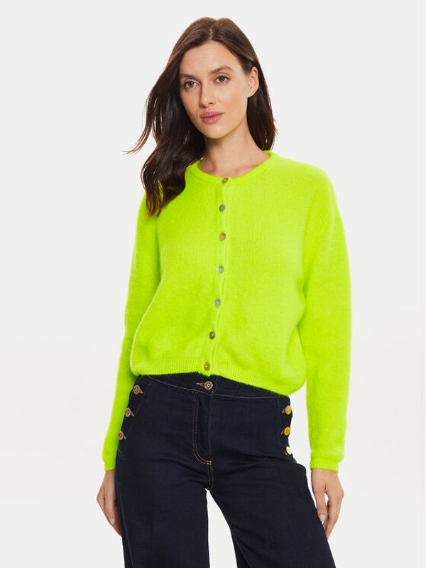 American Vintage American Vintage Pletena jopica VITO19EH24 Rumena Regular Fit