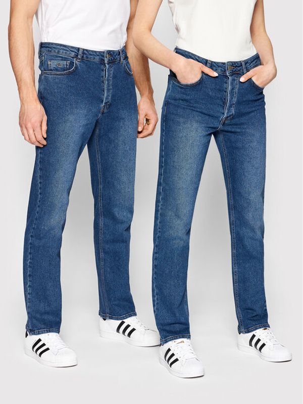 Americanos Americanos Jeans hlače Unisex Delaware Modra Straight Leg