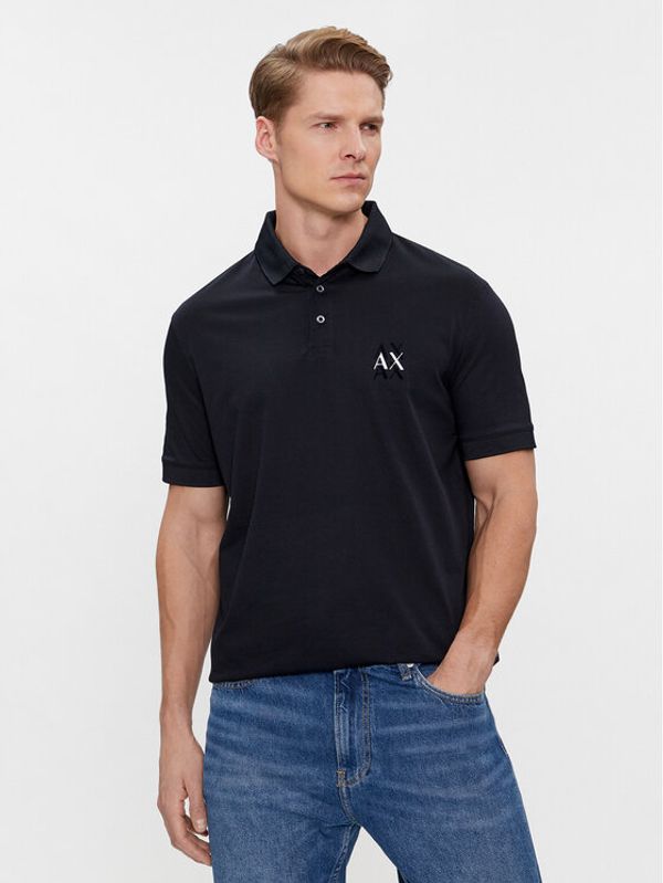 Armani Exchange Armani Exchange Polo majica 3DZFSA ZJ9AZ 1583 Mornarsko modra Regular Fit