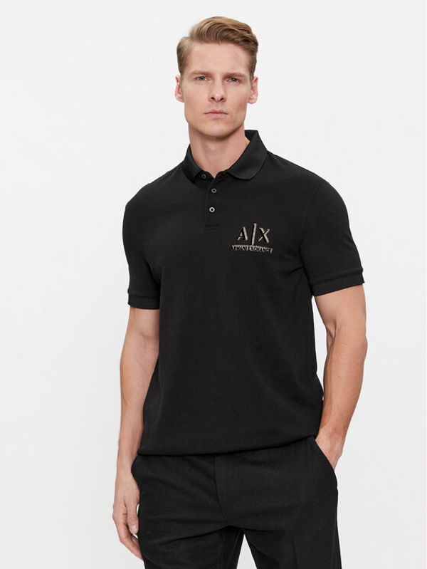 Armani Exchange Armani Exchange Polo majica 3DZFSB ZJM5Z 1200 Črna Regular Fit