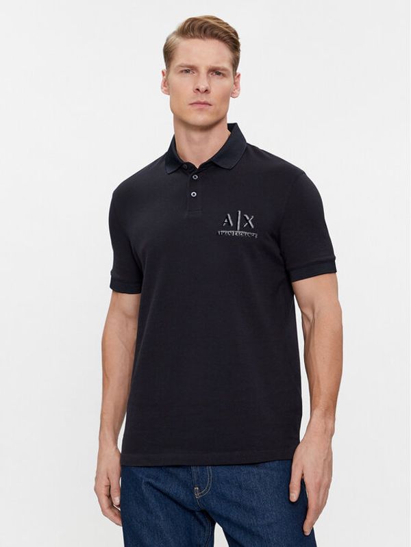 Armani Exchange Armani Exchange Polo majica 3DZFSB ZJM5Z 1583 Mornarsko modra Regular Fit