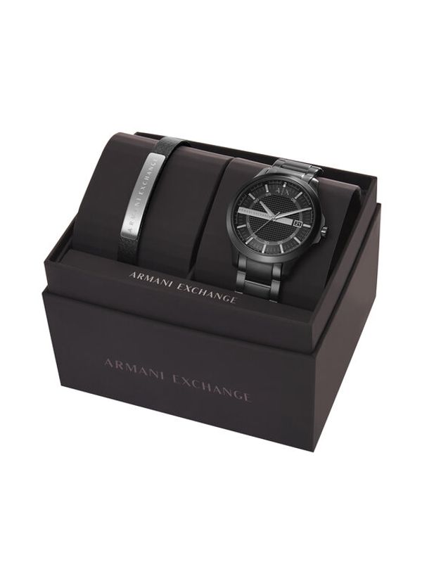 Armani Exchange Armani Exchange Ročna ura Hampton AX7101 Črna