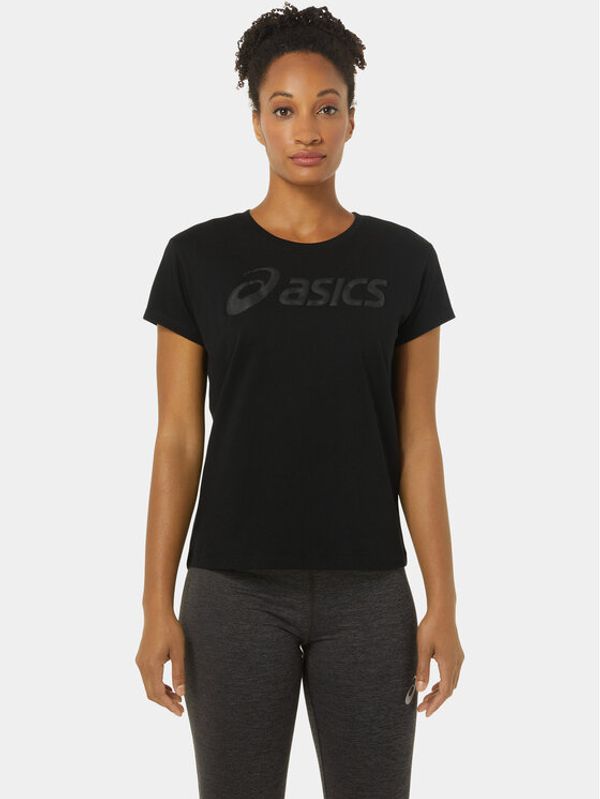 Asics Asics Športna majica Asics Big Logo Tee Iii 2032C411 Črna Ahletic Fit