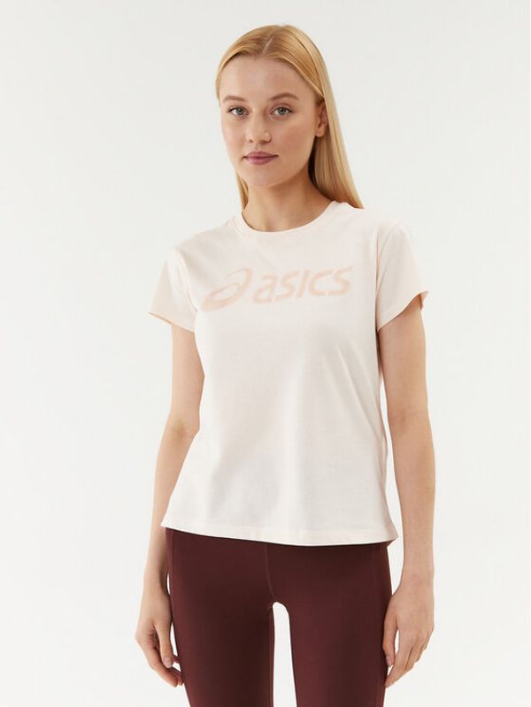 Asics Asics Športna majica Asics Big Logo Tee Iii 2032C411 Roza Ahletic Fit