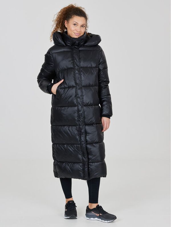 Athlecia Athlecia Puhovka Elly W Maxi Puffer EA233361 Črna Regular Fit