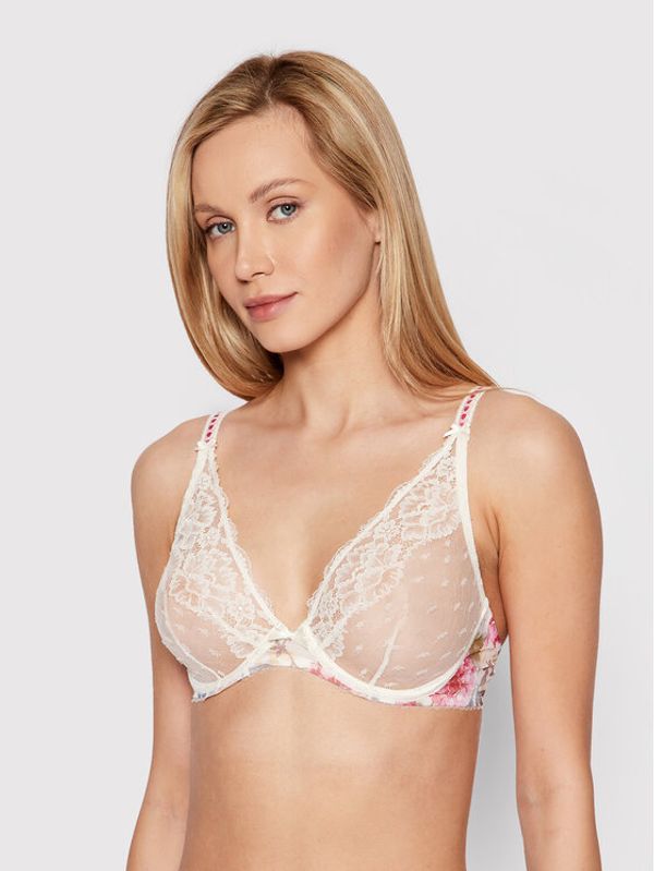 Aubade Aubade Nedrček s kostjo Magic Garden IAF12 Bela