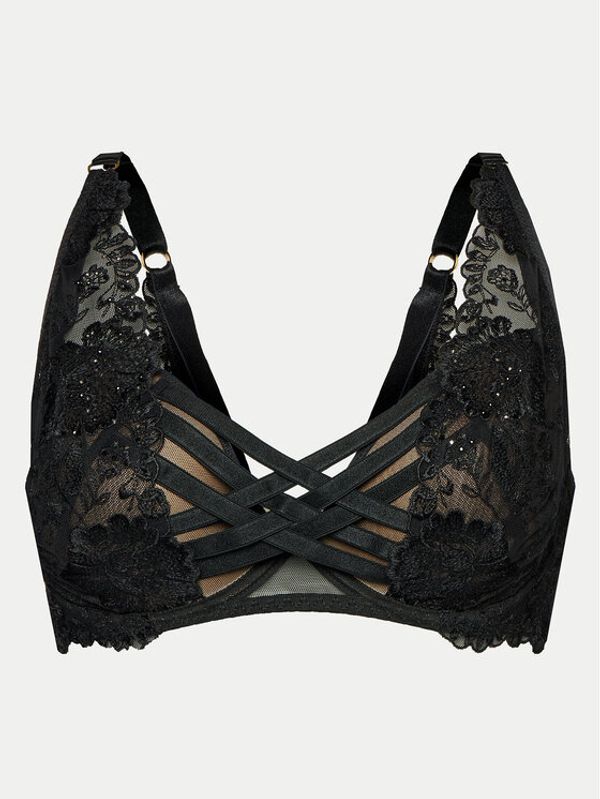 Aubade Aubade Push-Up nedrček Nuit Indecente OE81 D Črna