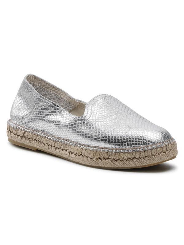 Badura Badura Espadrile 6401-69-203 Srebrna