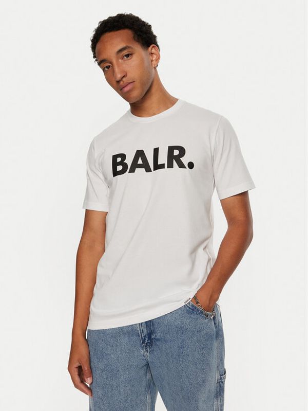 BALR. BALR. Majica B1112.1048.906 Bela Regular Fit