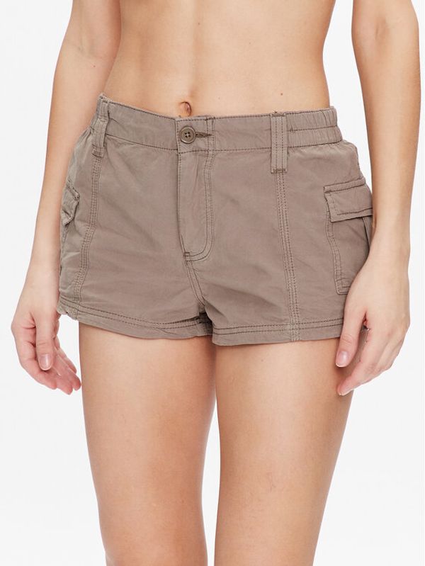 BDG Urban Outfitters BDG Urban Outfitters Kratke hlače iz tkanine BDG SUMMER Y2K SHORT 76476258 Zelena Regular Fit