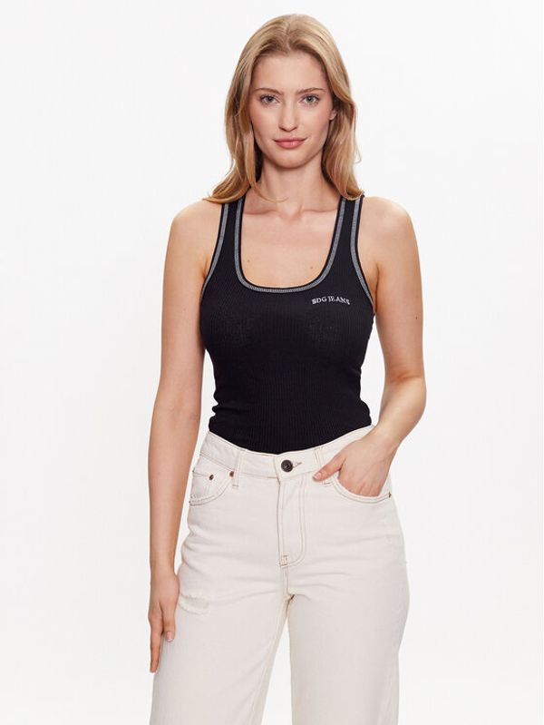 BDG Urban Outfitters BDG Urban Outfitters Top BDG SCOOP CONSTITCH VEST 76466317 Črna Slim Fit