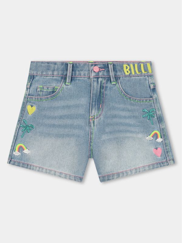 Billieblush Billieblush Jeans kratke hlače U20109 Modra Regular Fit