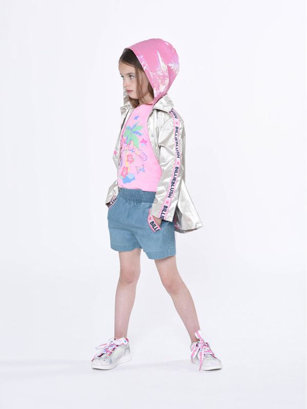 Billieblush Billieblush Kratke hlače iz tkanine U14668 Modra Regular Fit